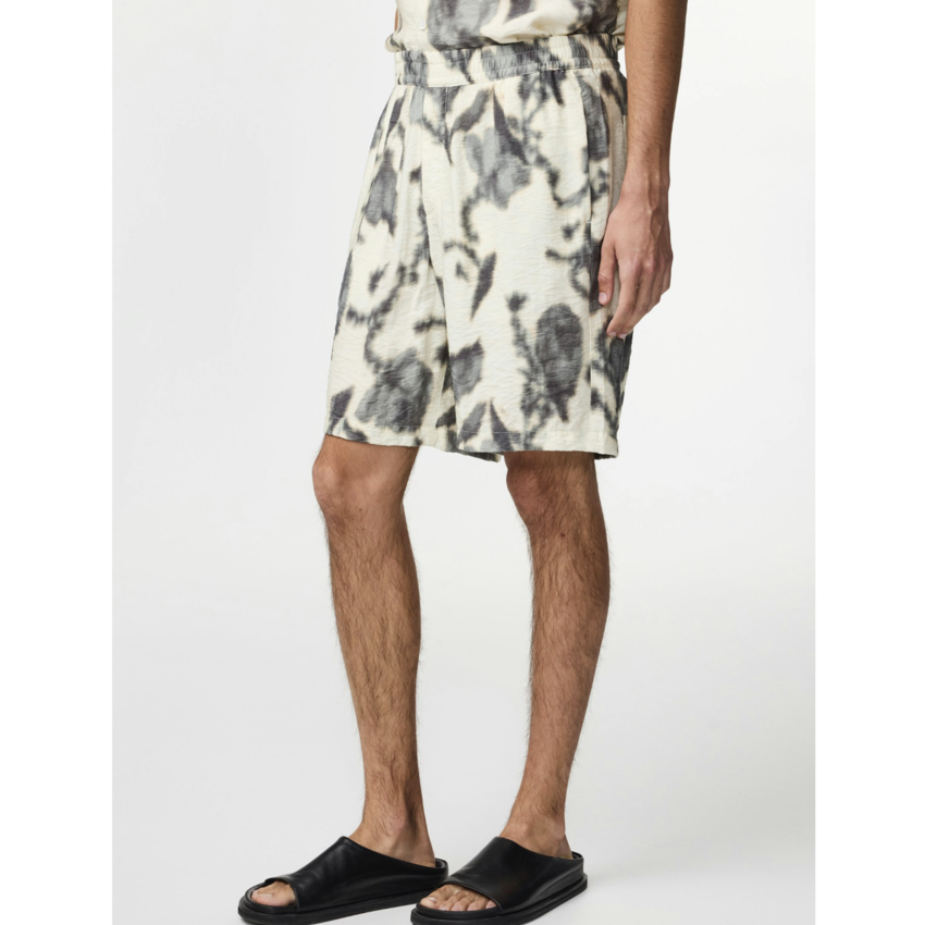 NN07 Mike Shorts 5971 Ecru Print