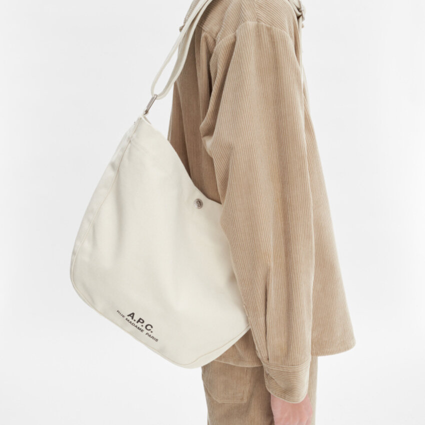 A.P.C. Paris A.P.C. Journal Satchel Beige