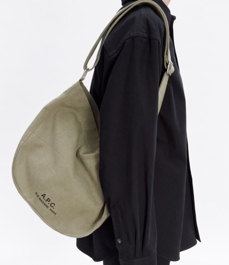 A.P.C. Paris A.P.C. Journal Satchel Khaki