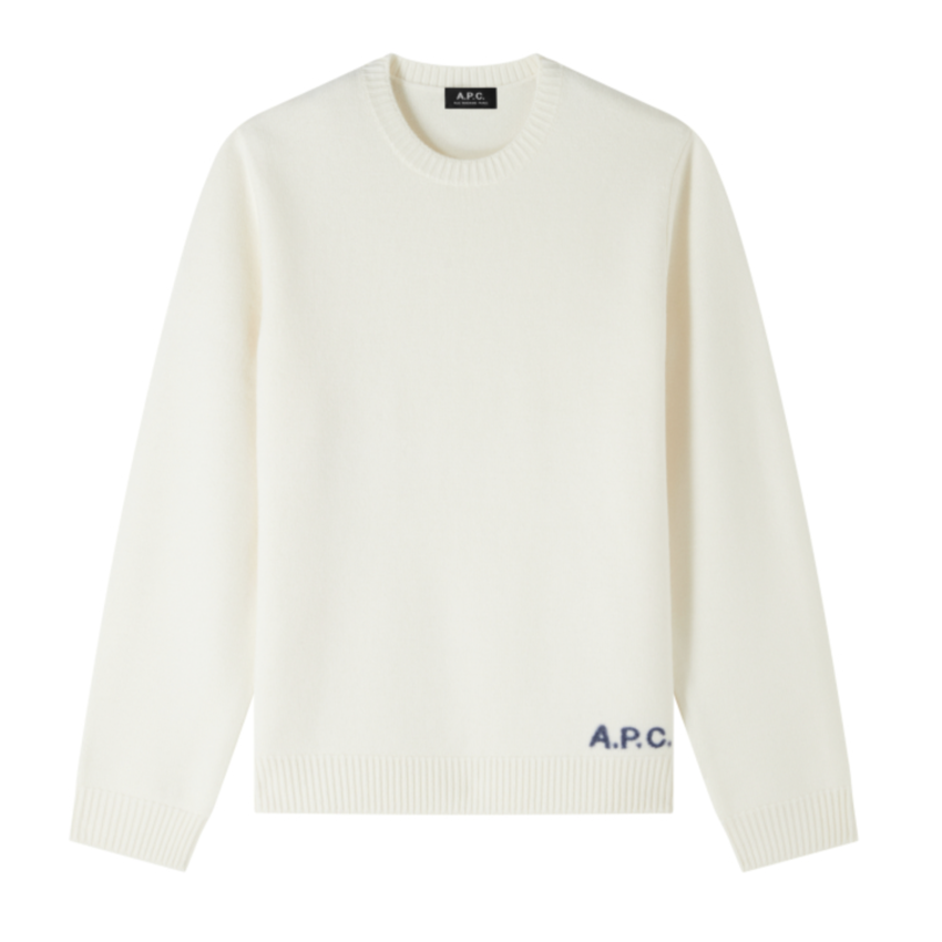 A.P.C. Paris Edward Jumper Ecru