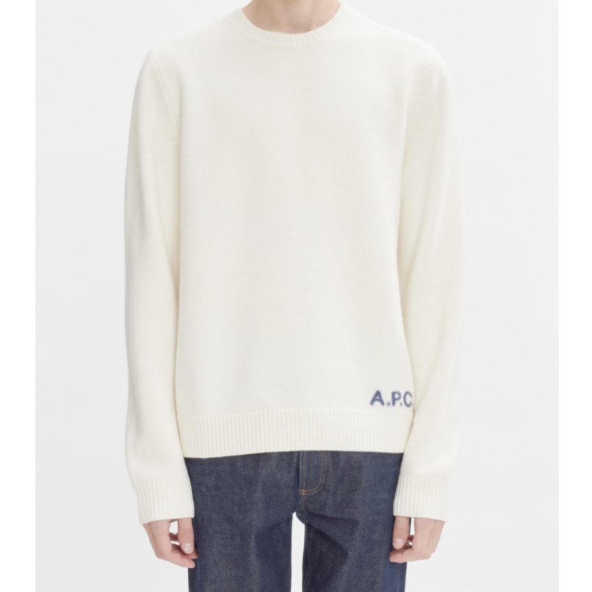 A.P.C. Paris Edward Jumper Ecru