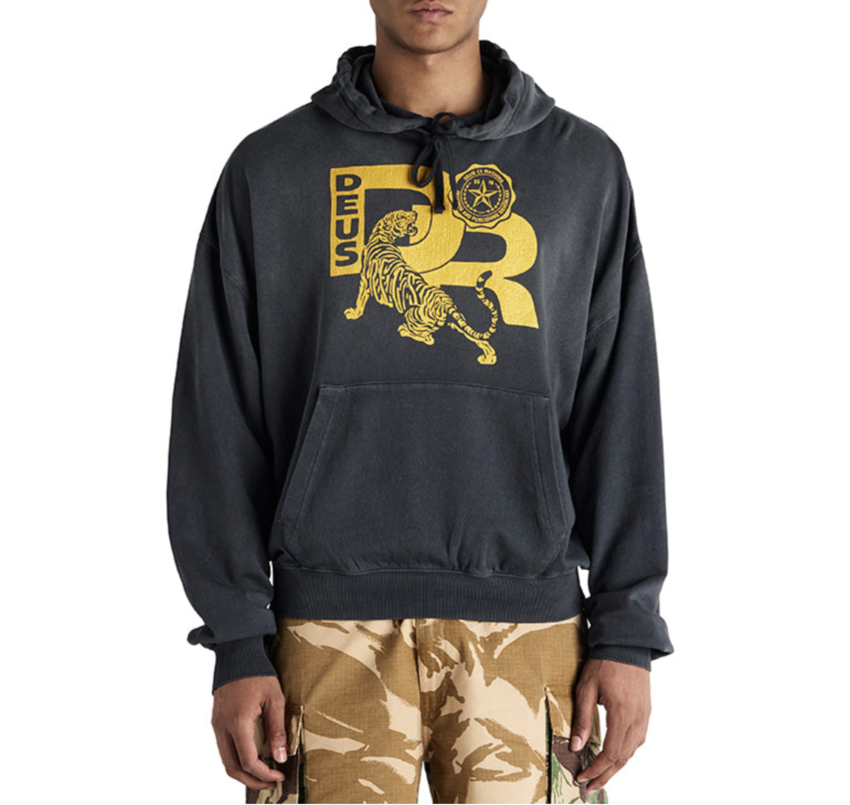 Deus Ex Machina Strong Arm Hoodie Anthracite