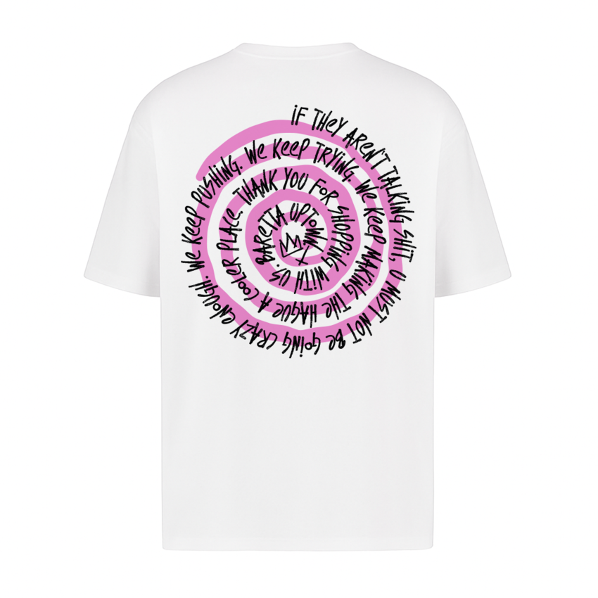 UPTOWN x Baretta Crazy Enough Tee White