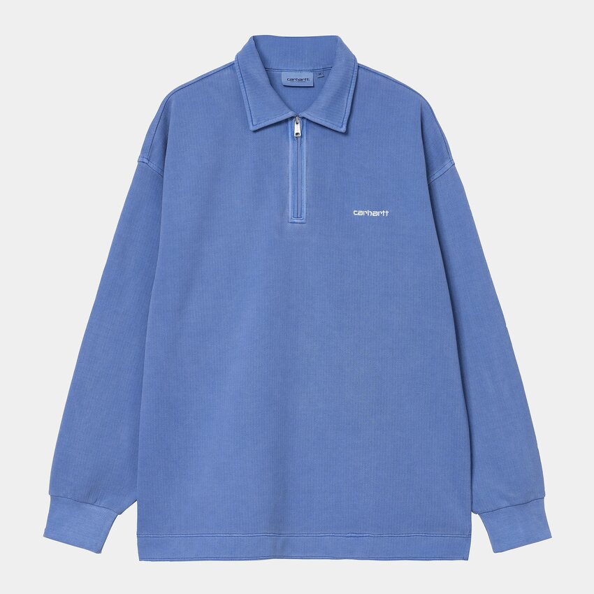 Carhartt WIP PiqueScript Sweatshirt Wolfsbane/White