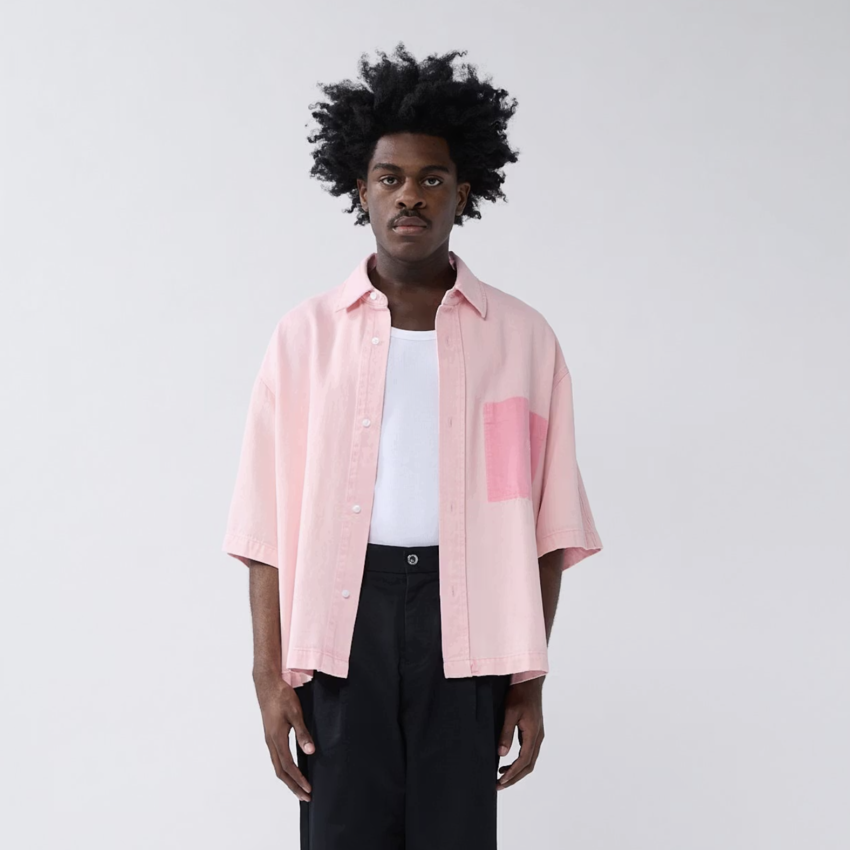 New Amsterdam Surf Association  Denim Shirt Rosebloom