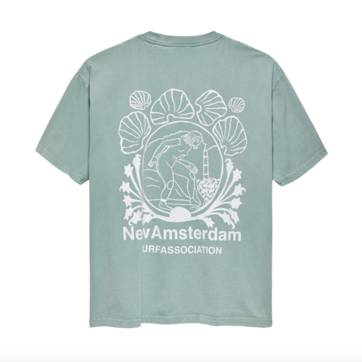 New Amsterdam Surf Association  Lost Surfer Tee Teal
