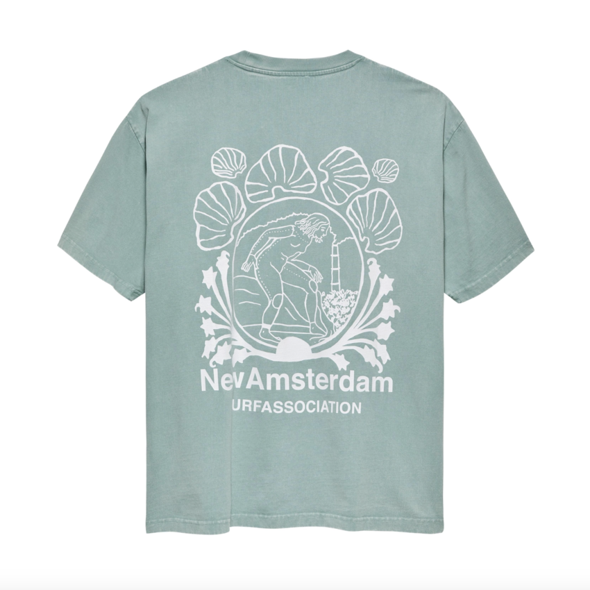 New Amsterdam Surf Association  Lost Surfer Tee Teal