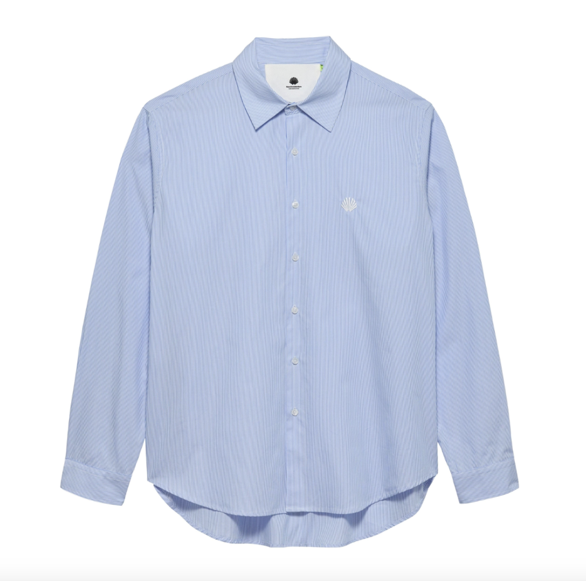 New Amsterdam Surf Association  Beach Shirt Blue/White