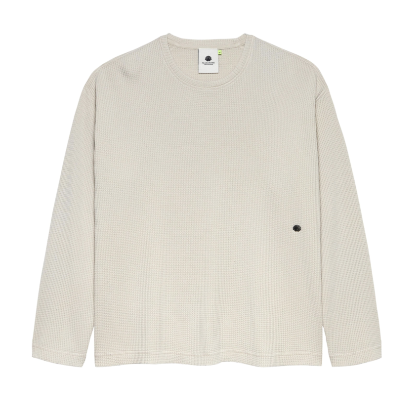 New Amsterdam Surf Association  Waffle Long Sleeve Washed Grey