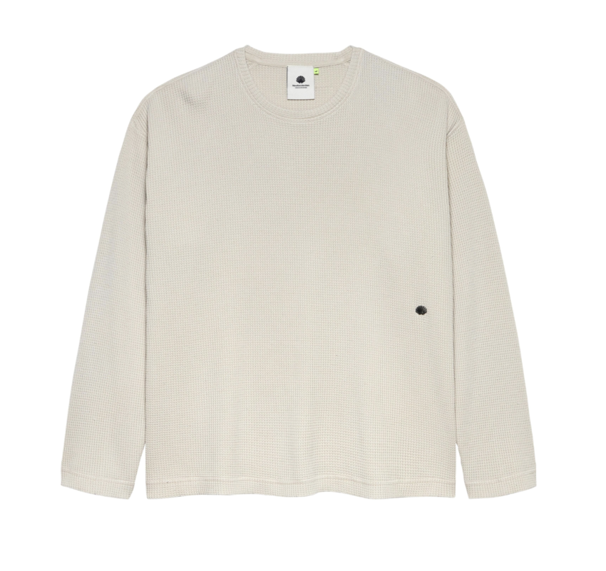 New Amsterdam Surf Association  Waffle Long Sleeve Washed Grey