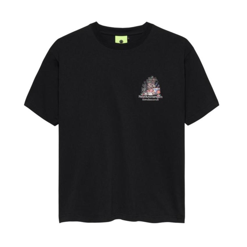 New Amsterdam Surf Association  Buffet Tee Black