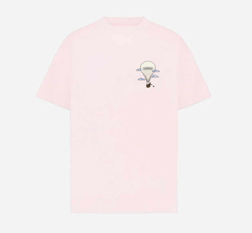 Flaneur Homme Aeronautique T-Shirt Pink