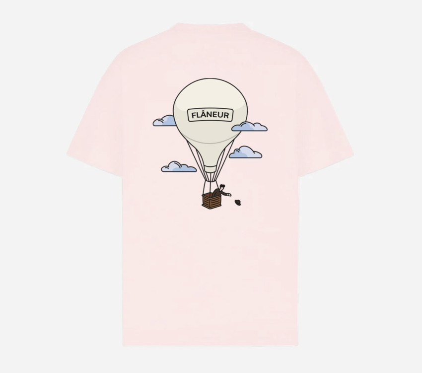 Flaneur Homme Aeronautique T-Shirt Pink