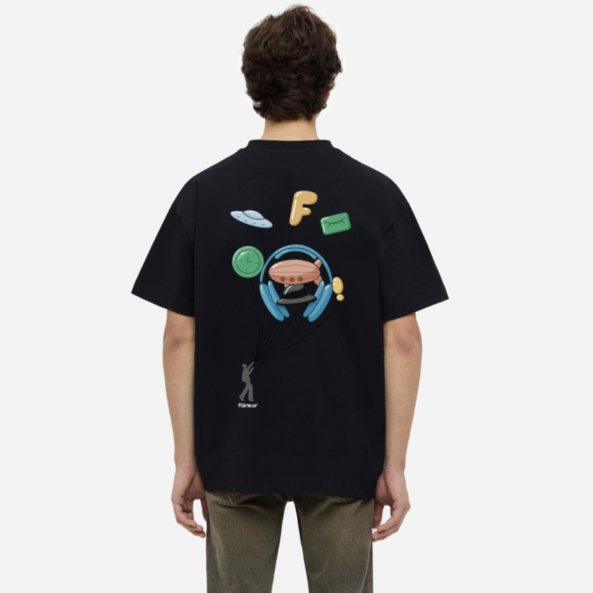 Flaneur Homme Inflatables T-Shirt Black