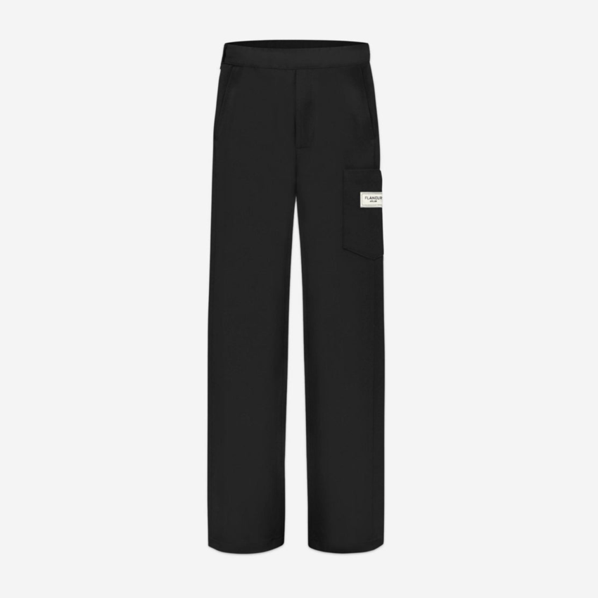 Flaneur Homme Atelier Tailored Trousers Black