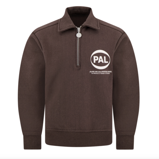 PAL Sporting Goods Company Half Zip Deep Mahogany