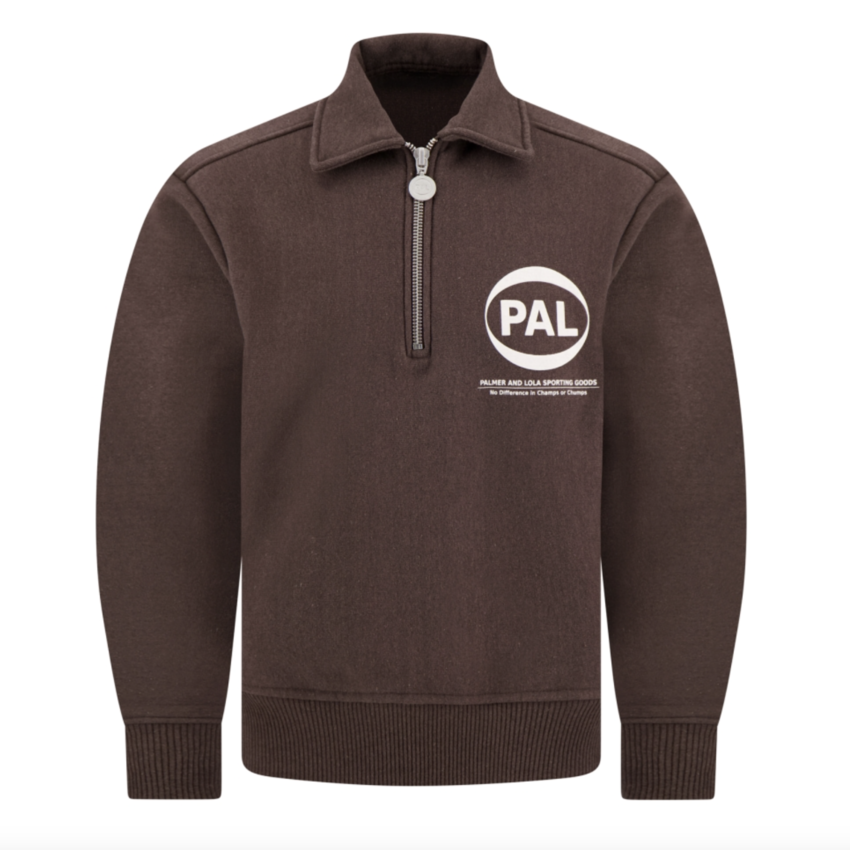 PAL Sporting Goods Company Half Zip Deep Mahogany