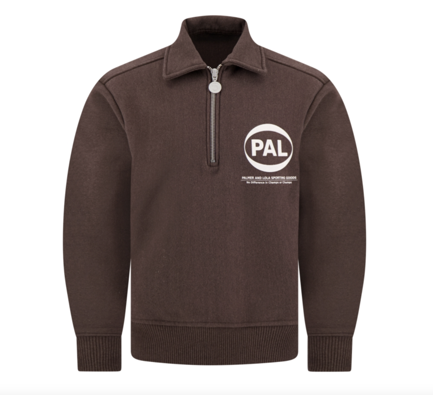 PAL Sporting Goods Company Half Zip Deep Mahogany
