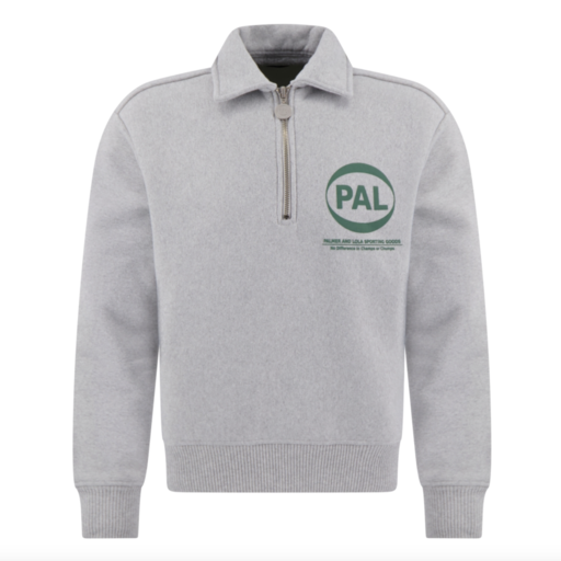 PAL Sporting Goods Company Half Zip Light Gray Sage