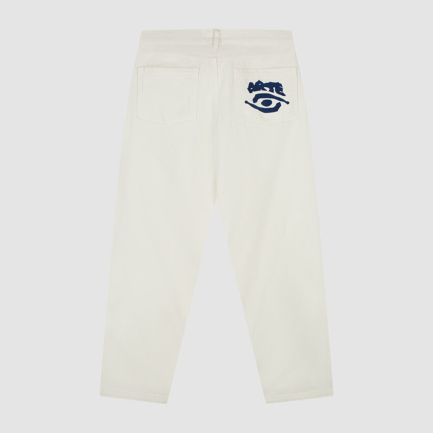 ARTE Antwerp Back Pocket Graphic Pants Cream