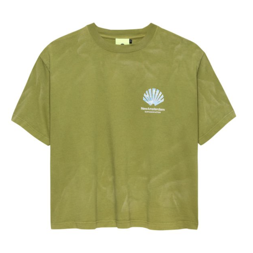 New Amsterdam Surf Association  Line Up Tee Moss