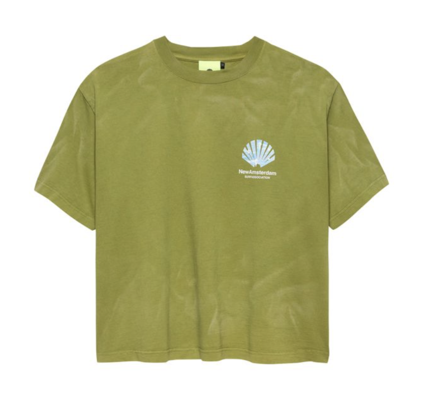 New Amsterdam Surf Association  Line Up Tee Moss