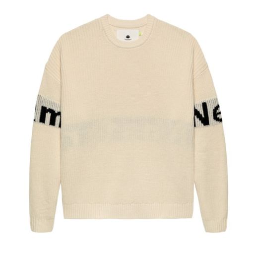 New Amsterdam Surf Association  Name Crew Knit Ecru/Black