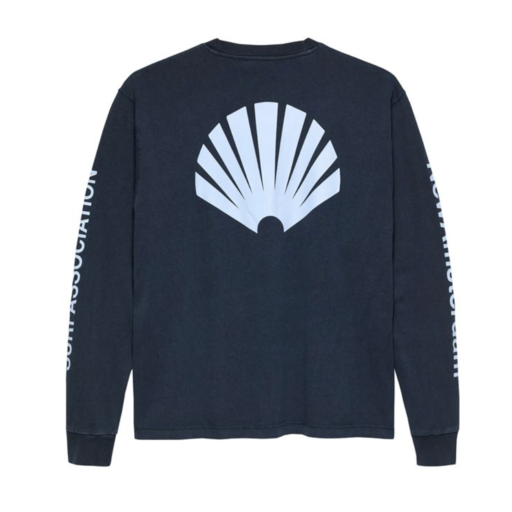 New Amsterdam Surf Association  Logo Longsleeve Navy/Denim Blue