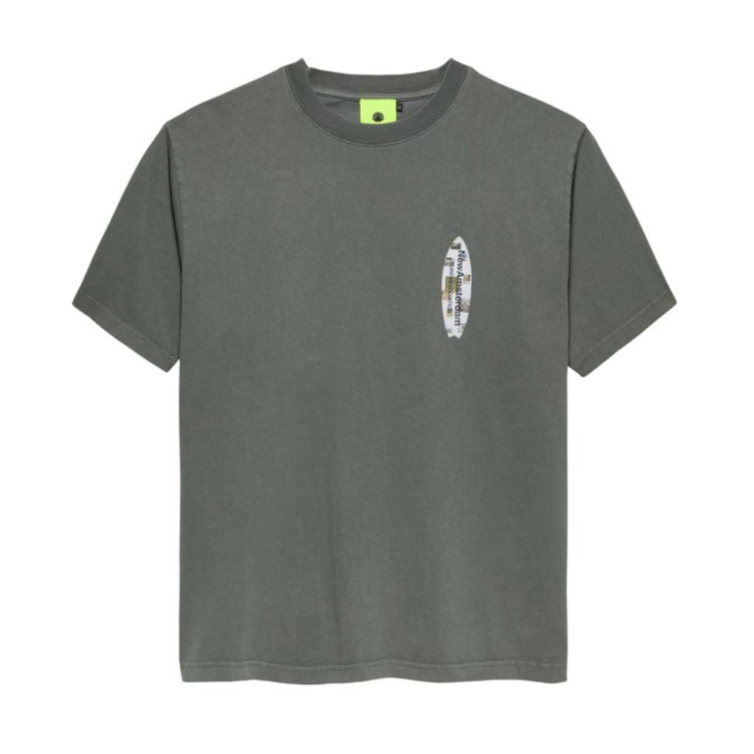 New Amsterdam Surf Association  Surf Zine T-Shirt Shark Green