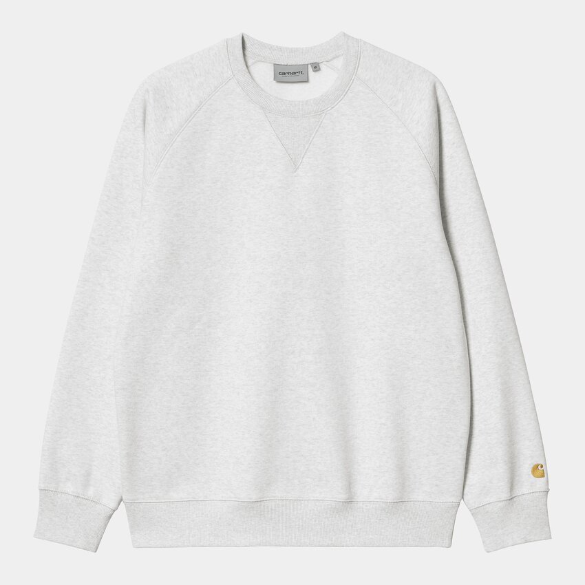Carhartt WIP Chase Sweat Ash Heather/Gold