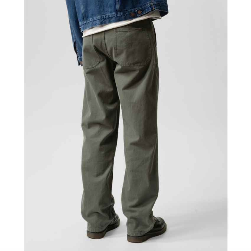 Nudie Jeans Tuff Tony Pants Duck Canvas Fir Green