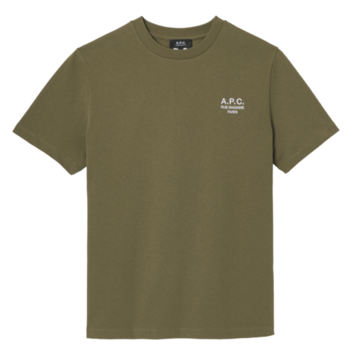 A.P.C. Paris Standard Rue Madame Tee Khaki/Ecru