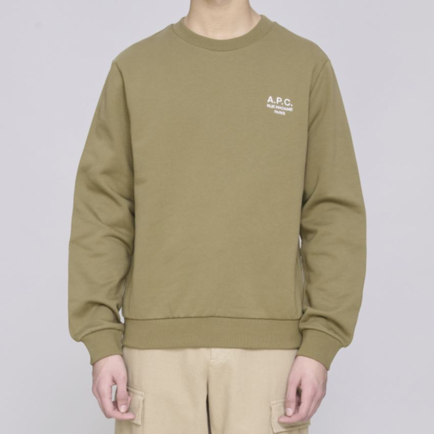 A.P.C. Paris Standard Rue Madame Sweat Khaki/White