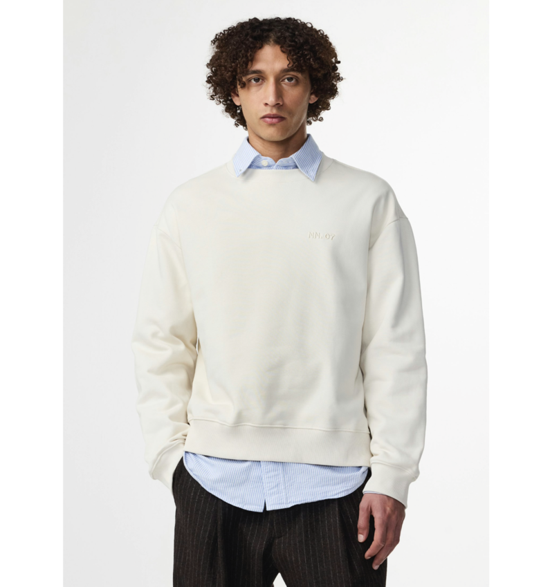 NN.07 David 3014 Sweatshirt Ivory