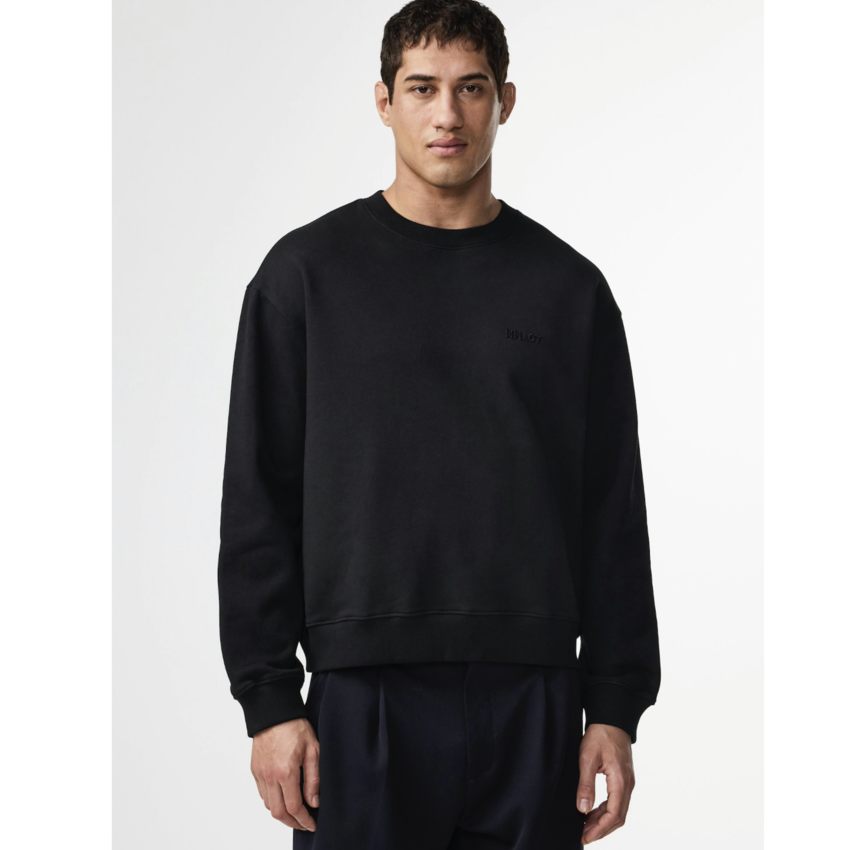 NN.07 David 3014 Sweatshirt Black