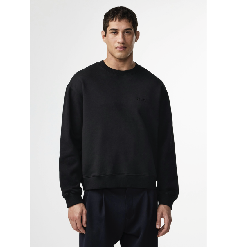 NN.07 David 3014 Sweatshirt Black