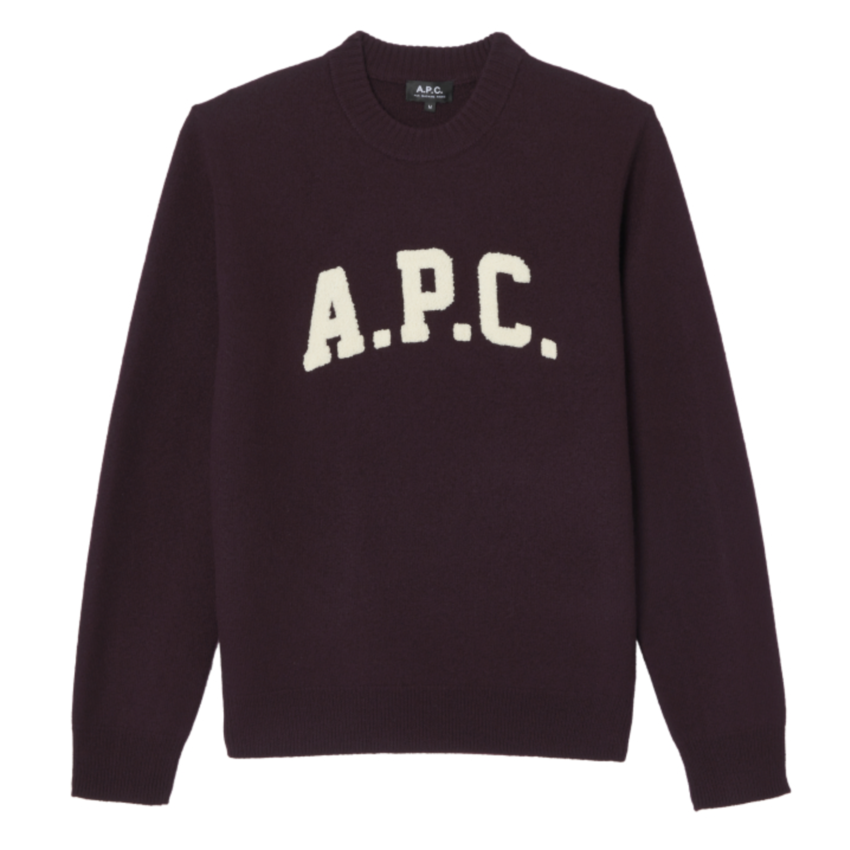A.P.C. Paris Jay Jumper Bordeaux
