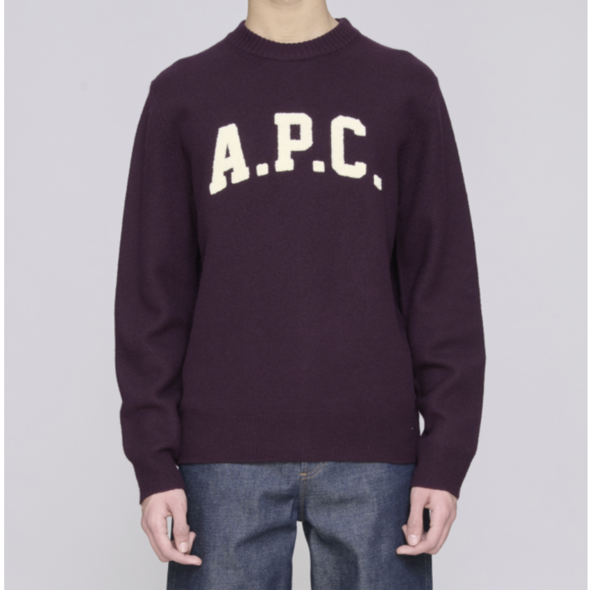 A.P.C. Paris Jay Jumper Bordeaux