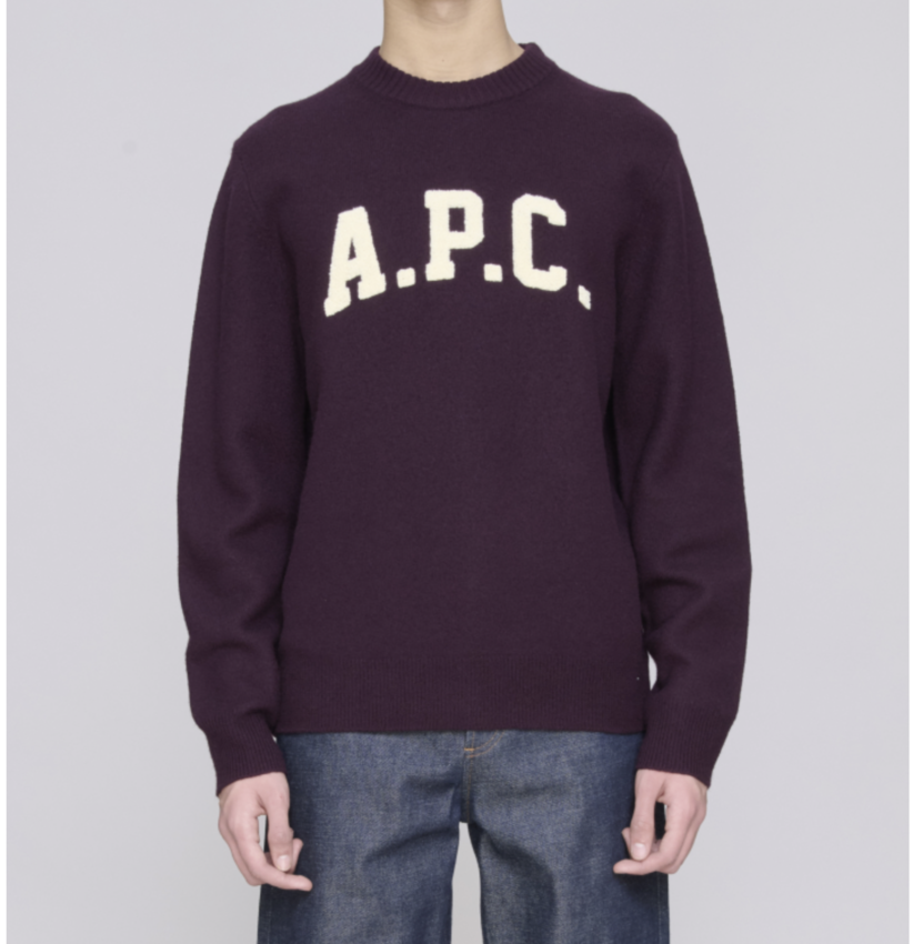 A.P.C. Paris Jay Jumper Bordeaux