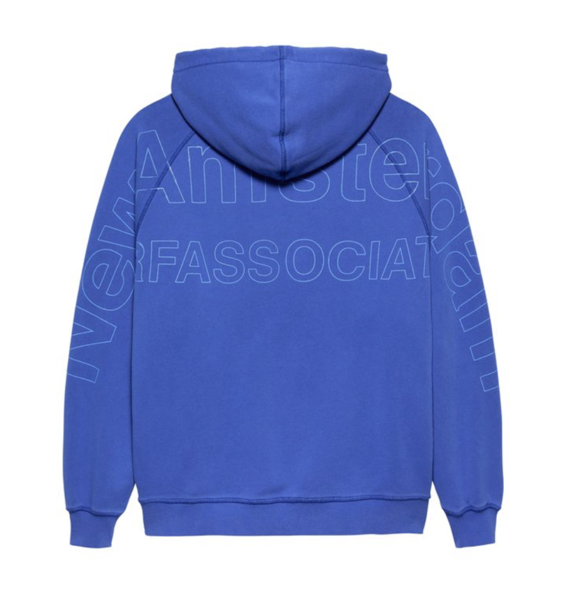New Amsterdam Surf Association  Logo Line Hoodie Cobalt/Sky Blue