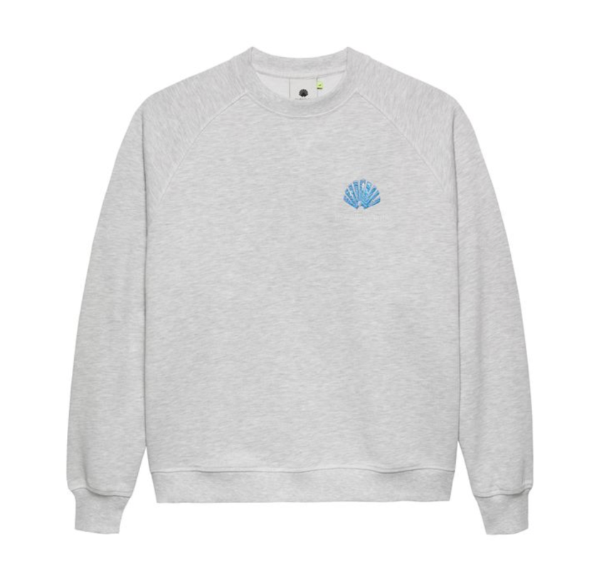 New Amsterdam Surf Association  Sea Glow Crewneck Ash