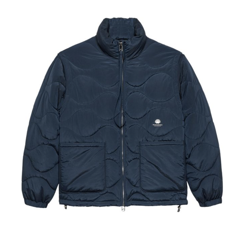 New Amsterdam Surf Association  Detachable Jacket Marine Blue
