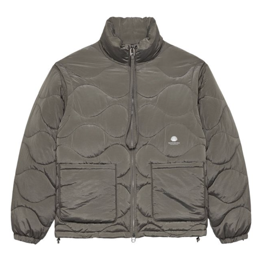 New Amsterdam Surf Association  Detachable Jacket Dark Taupe
