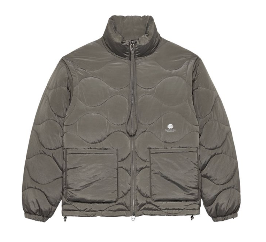 New Amsterdam Surf Association  Detachable Jacket Dark Taupe