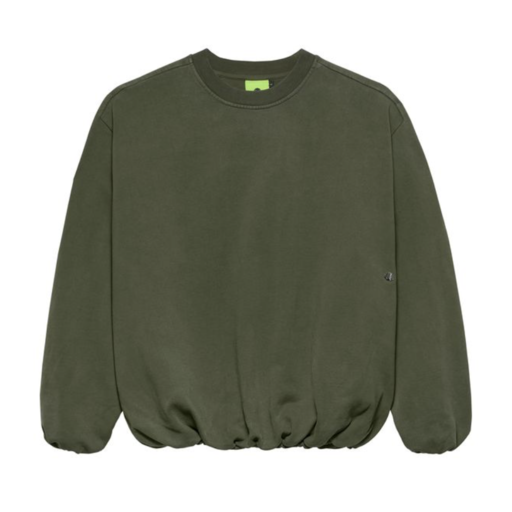 New Amsterdam Surf Association  Inflatable Crewneck Olive