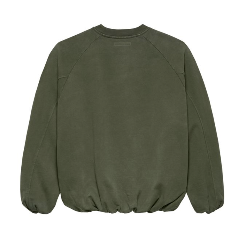 New Amsterdam Surf Association  Inflatable Crewneck Olive