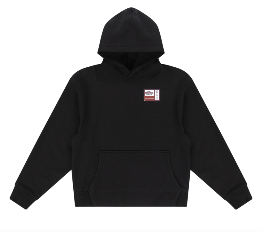 PAL Sporting Goods Bricks On The Wall Hoody Caviar