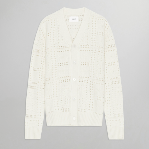NN07 Tobias 600001 Cardigan Ivory