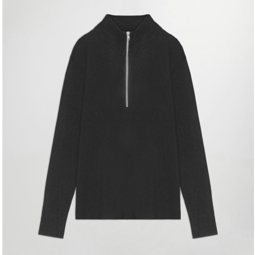 NN07 Harald 6530 Half Zip Black
