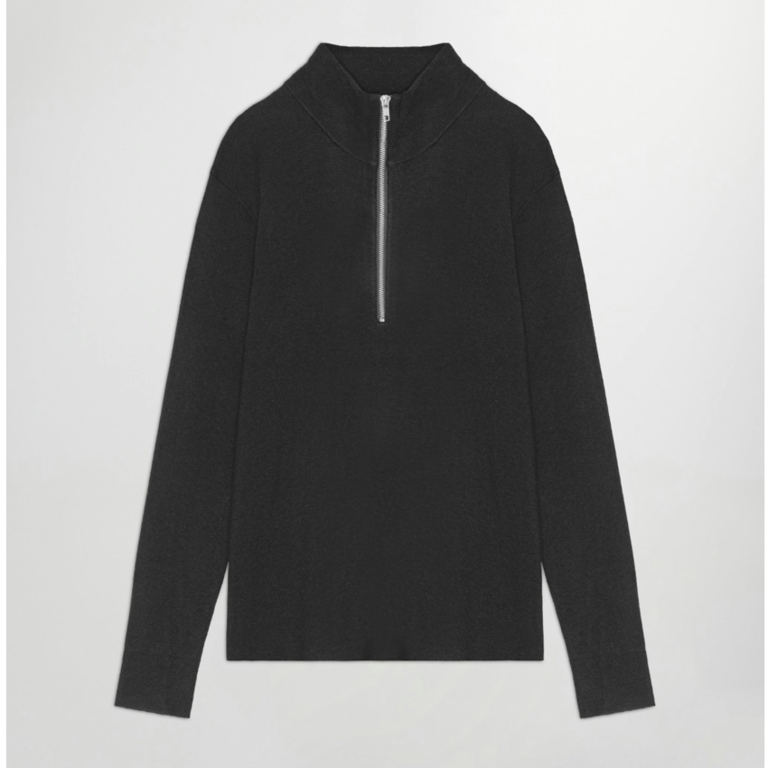 NN.07 Harald 6530 Half Zip Black